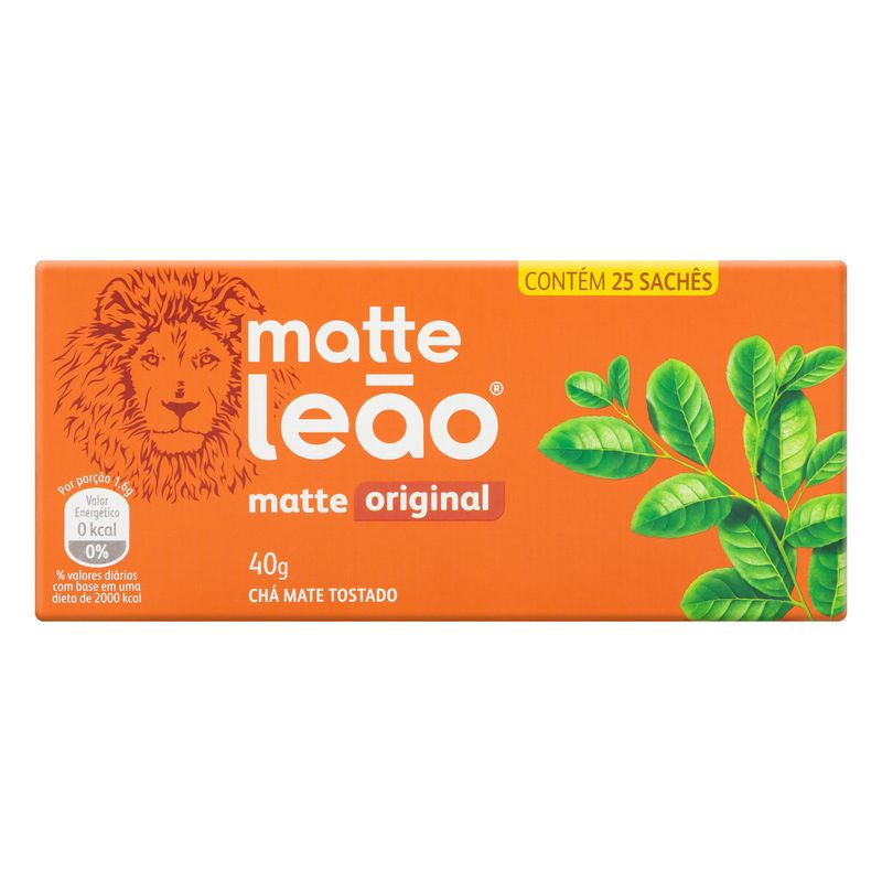 Chá Matte Leão Em Sachê