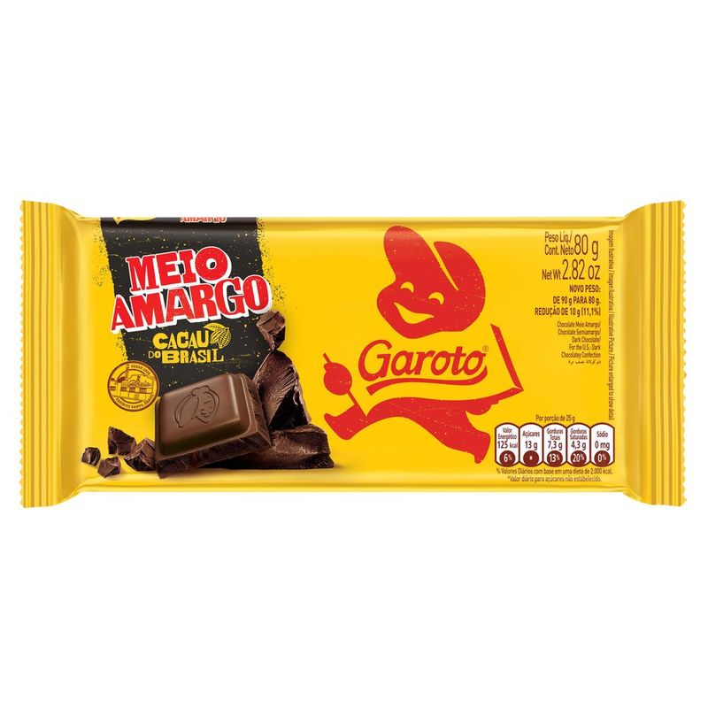 Chocolate Meio Amargo