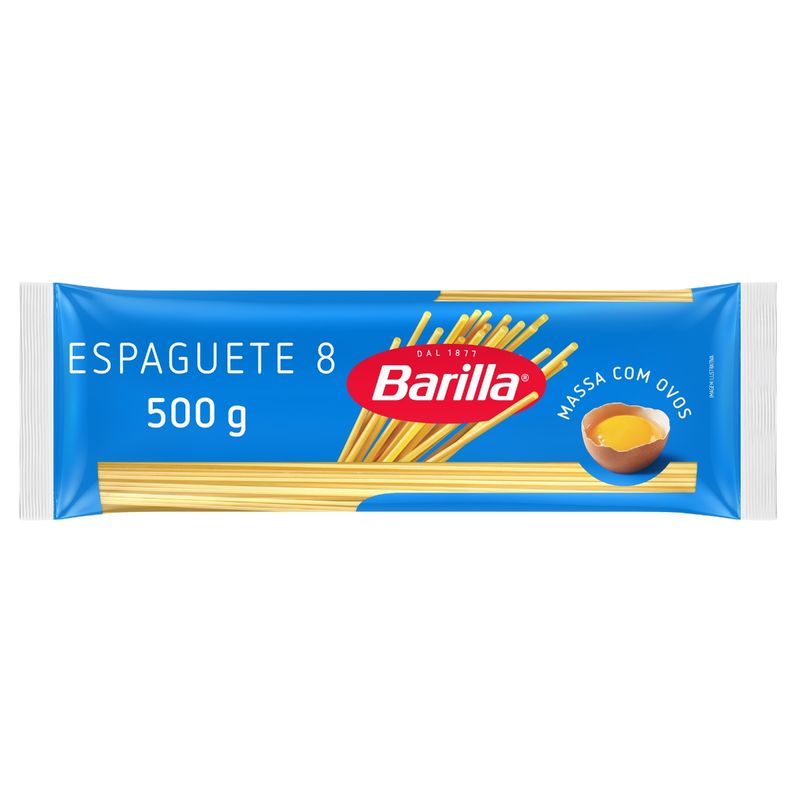 Macarrão Espaguete Não Integral Nº 8 ou 9