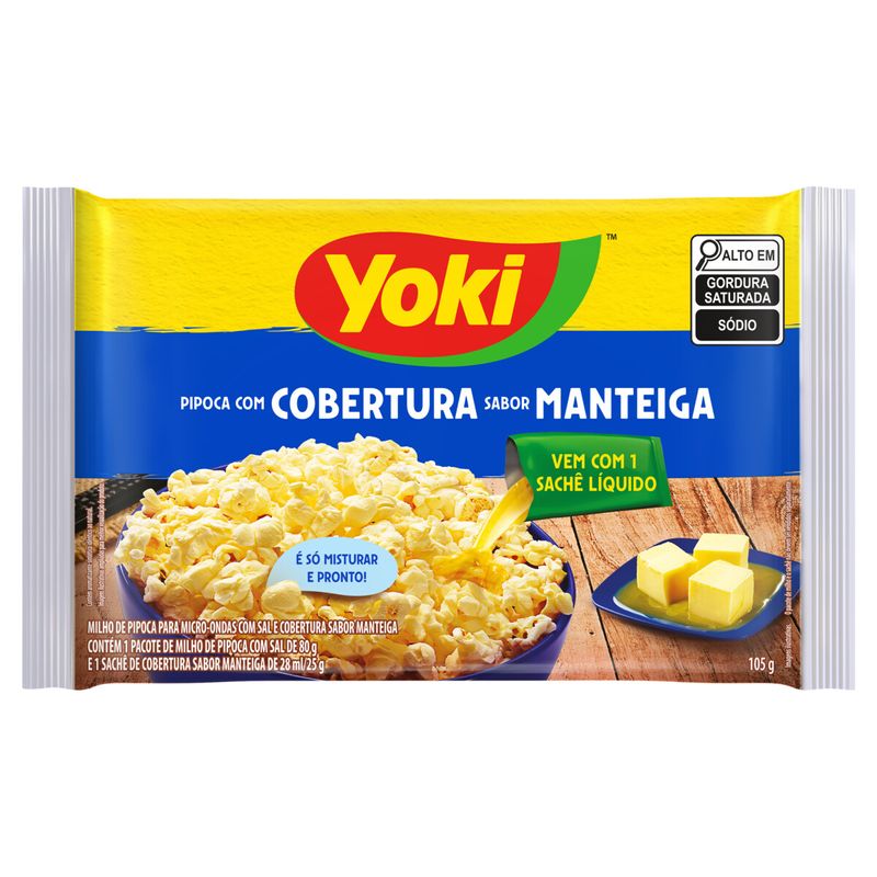 Pipoca Com Cobertura De Manteiga